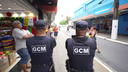 GCM inicia Operação Centro Seguro no Centro Comercial de São Vicente GCM inicia Operação Centro Seguro no Centro Comercial de São Vicente