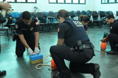 GCM realiza novo treinamento de atendimento pré-hospitalar de salvamento a agentes
