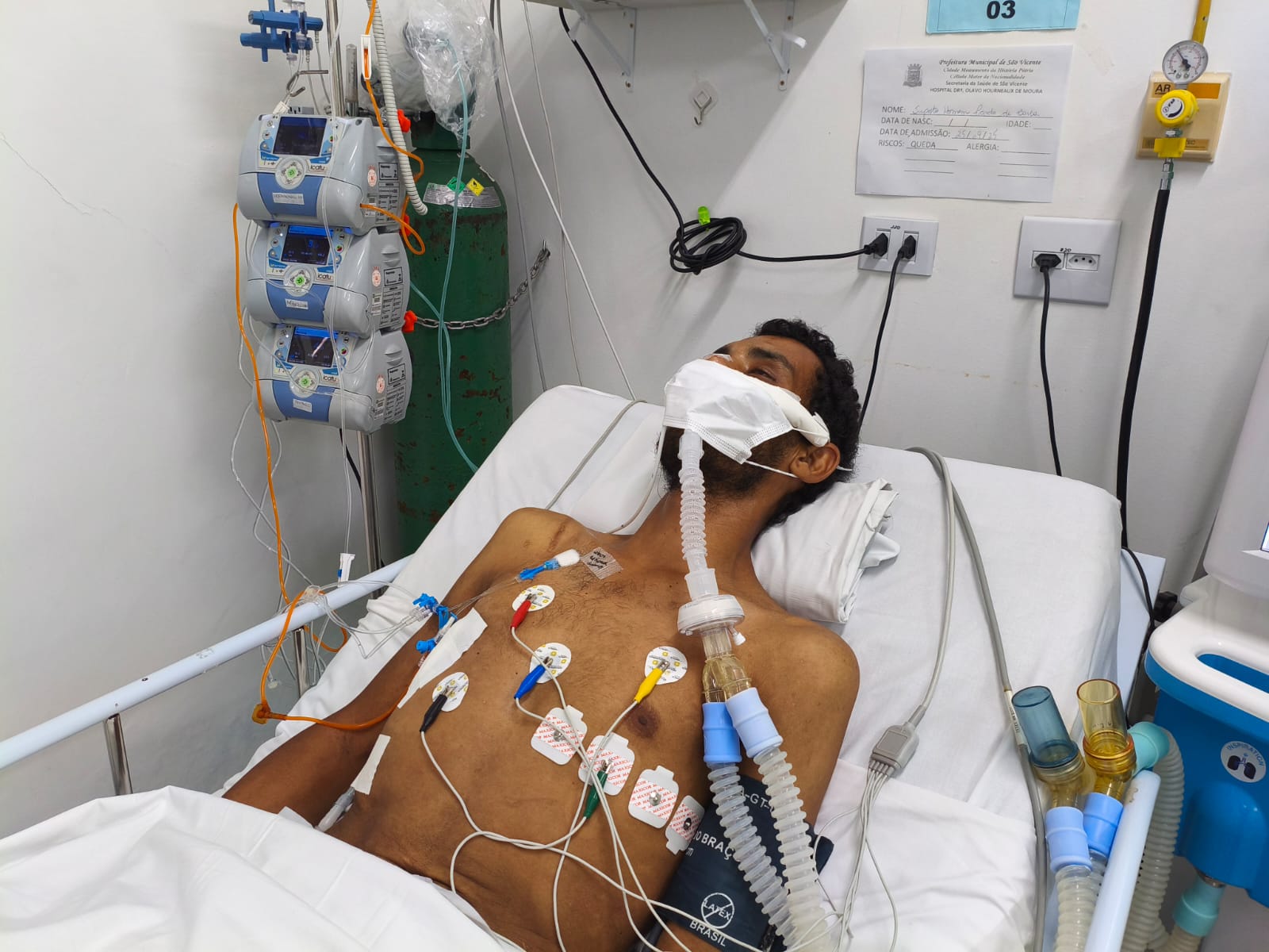 Hospital do Vicentino procura por familiares de paciente