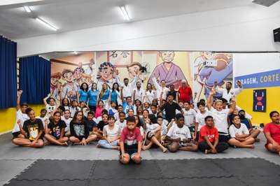 Instituto Tiago Camilo de judô chega ao Jóquei Clube, levando esporte e esperança a jovens e crianças