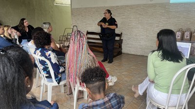Mais que farda: Guarda de São Vicente promove reflexão sobre feminicídio em palestra tocante