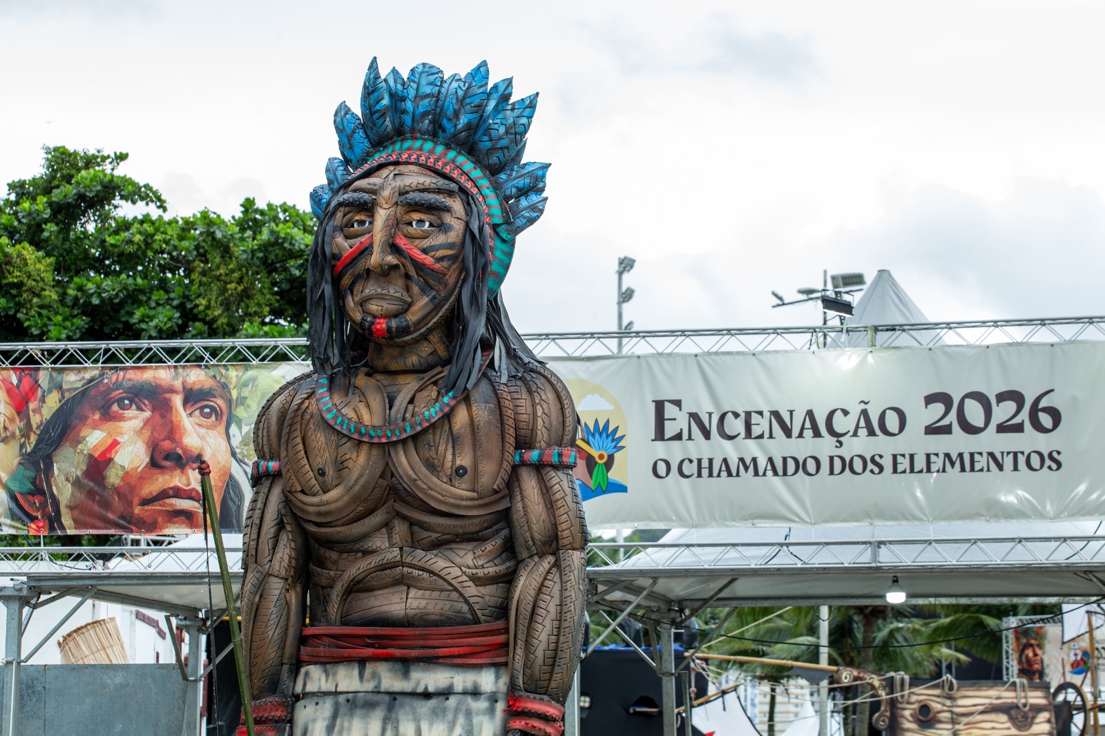 Monumentos ecológicos abordam sustentabilidade e elementos culturais na Encenação 2026