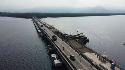 Obra do VLT na Ponte dos Barreiros entra na reta final