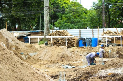 Obras da primeira UPA Central 24h de São Vicente atingem 10%