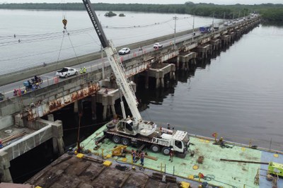 Obras do VLT na Área Continental avançam com novas intervenções