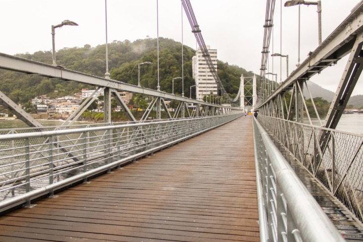 Obras na ciclovia da Av Tupiniquins interditam trânsito na Ponte Pênsil parcialmente