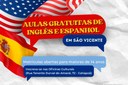 Oficinas Culturais de São Vicente terá cursos gratuitos de inglês e espanhol Oficinas Culturais de São Vicente terá cursos gratuitos de inglês e espanhol
