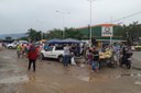 Operação frustra comércios irregulares no Quarentenário, em São Vicente