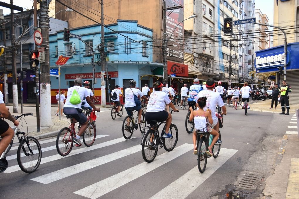 Passeio ciclístico pedala por atrações históricas de São Vicente neste domingo (16)