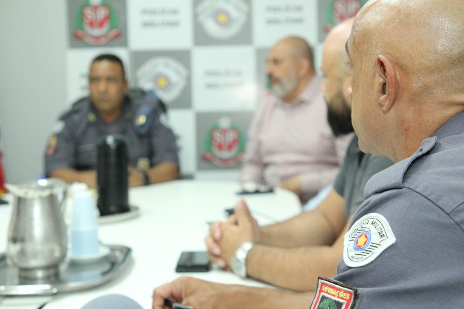 Polícia Militar e Prefeitura acertam detalhes para realização de simulação de ocorrência