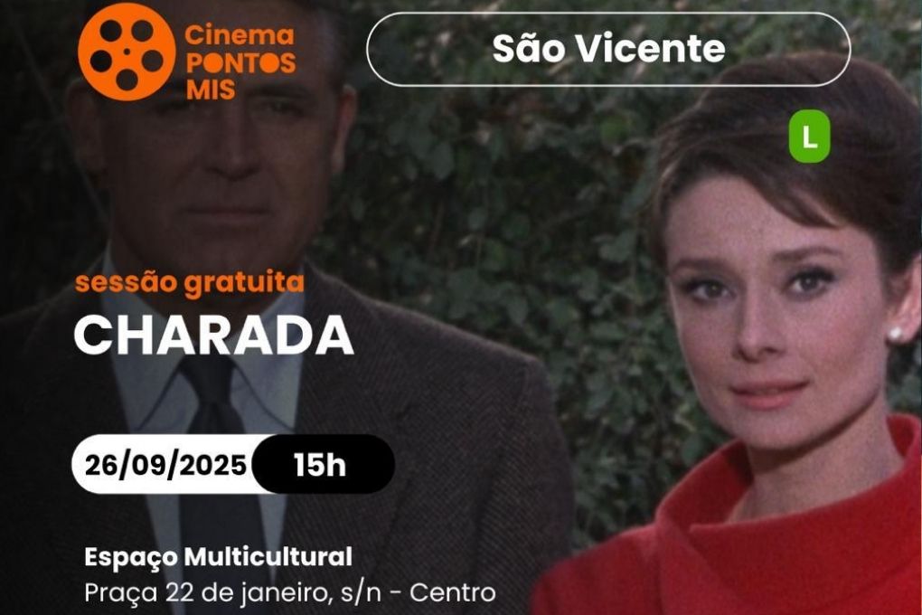 Ponto MIS leva o clássico “Charada” para sessão gratuita em São Vicente