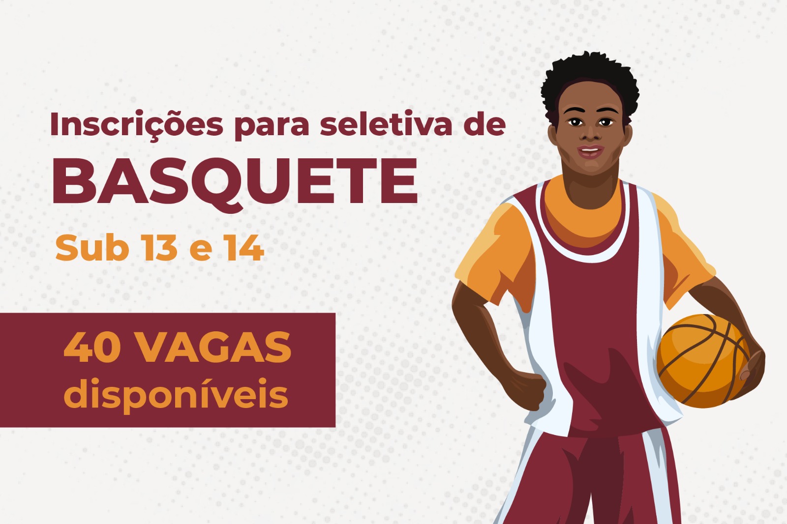 Prefeitura de São Vicente disponibiliza 40 vagas para aulas gratuitas de basquete