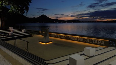 Primeira Praça da Bíblia à beira-mar do Brasil é inaugurada na terça-feira (28)
