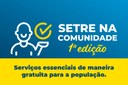 Programa ‘Setre na Comunidade’ transforma bairros de São Vicente em polos de oportunidades Programa ‘Setre na Comunidade’ transforma bairros de São Vicente em polos de oportunidades