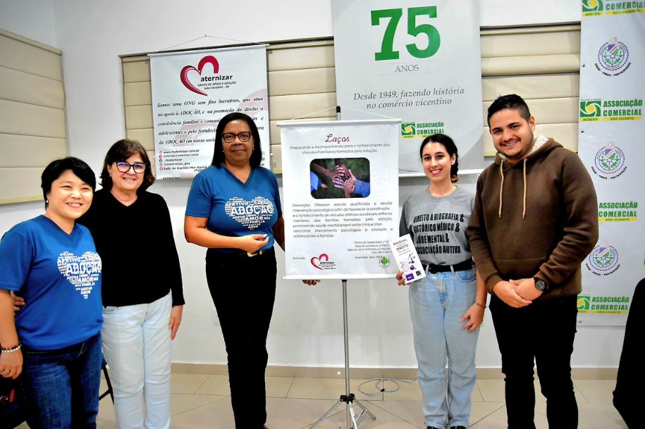 Projeto Laços é lançado para fortalecer campanhas de adoção em São Vicente