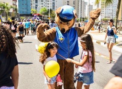 Rua de Lazer em São Vicente conta programação gratuita para toda a família