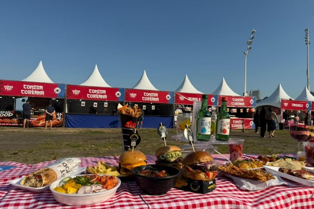 Sabores do mundo e clima de festa marcam abertura do Korea Fest e do BeerLand em São Vicente