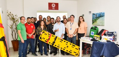 Samu de São Vicente recebe mais de 700 novos equipamentos de emergência