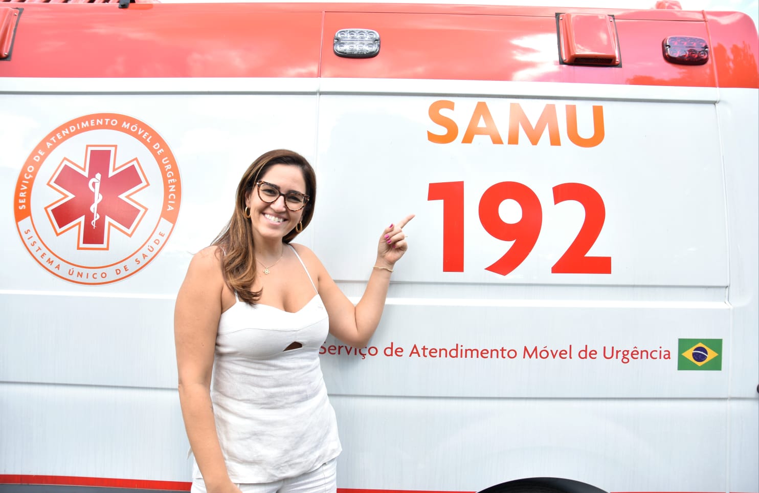 Samu de São Vicente tem frota renovada com três novas ambulâncias em cerimônia do Governo Federal