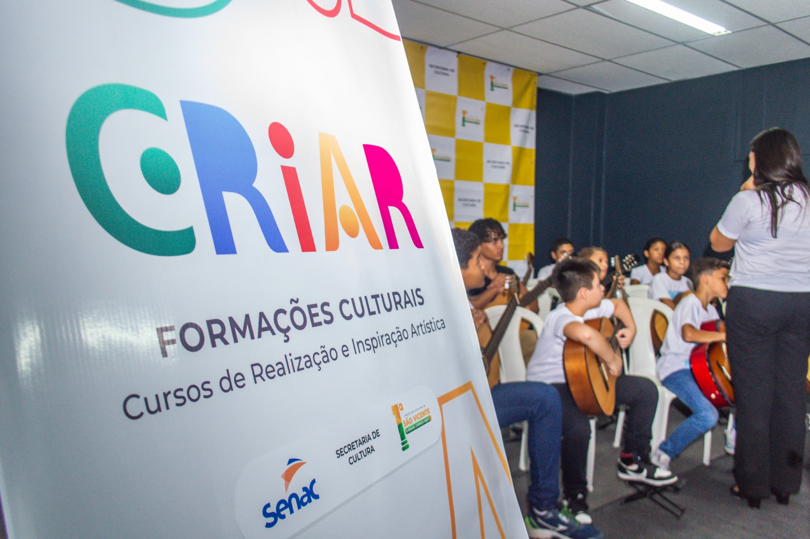 São Vicente abre 240 Vagas em cursos culturais gratuitos do CRIAR