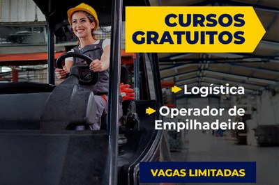 São Vicente abre 60 vagas para curso gratuito de Operador de Empilhadeira