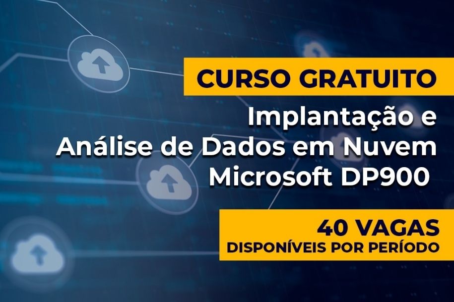 São Vicente abre 80 vagas para curso gratuito de Análise de Dados em Nuvem