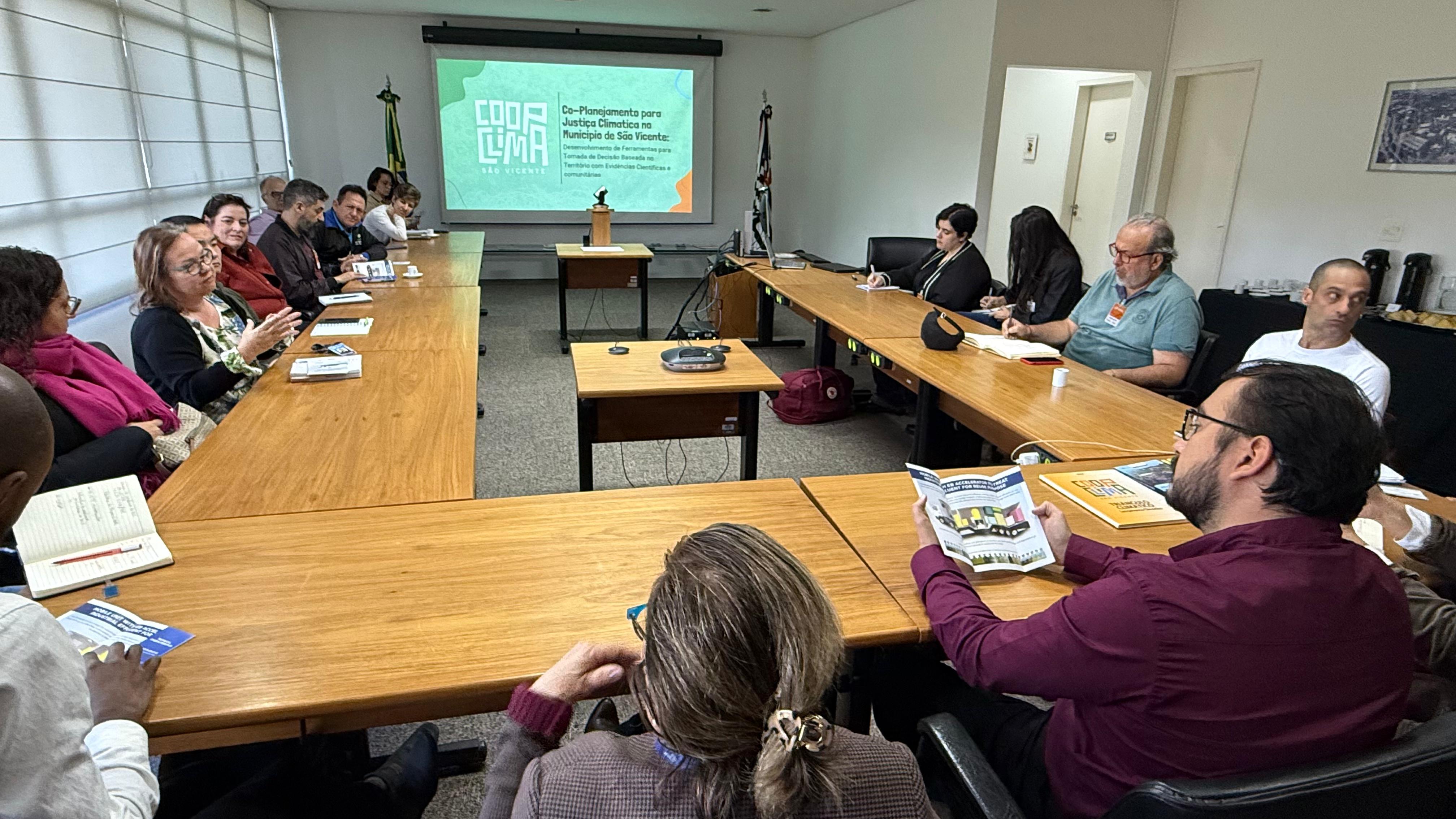 São Vicente apresenta Coop Clima para busca de parcerias junto ao Instituto de Pesquisas Energéticas e Nucleares