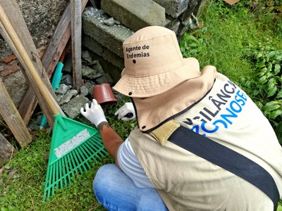 São Vicente elimina mais de 89 mil focos do Aedes aegypti em 2025