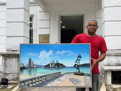 São Vicente em cores: Cidade inspira e eterniza a arte de Joeliton Barros