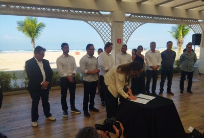 São Vicente firma compromisso regional para agilizar o licenciamento ambiental