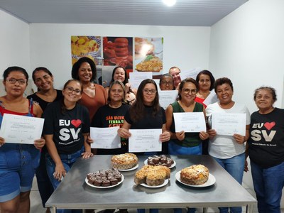 São Vicente forma primeira turma empreendedora da Oficina de Páscoa na Área Continental