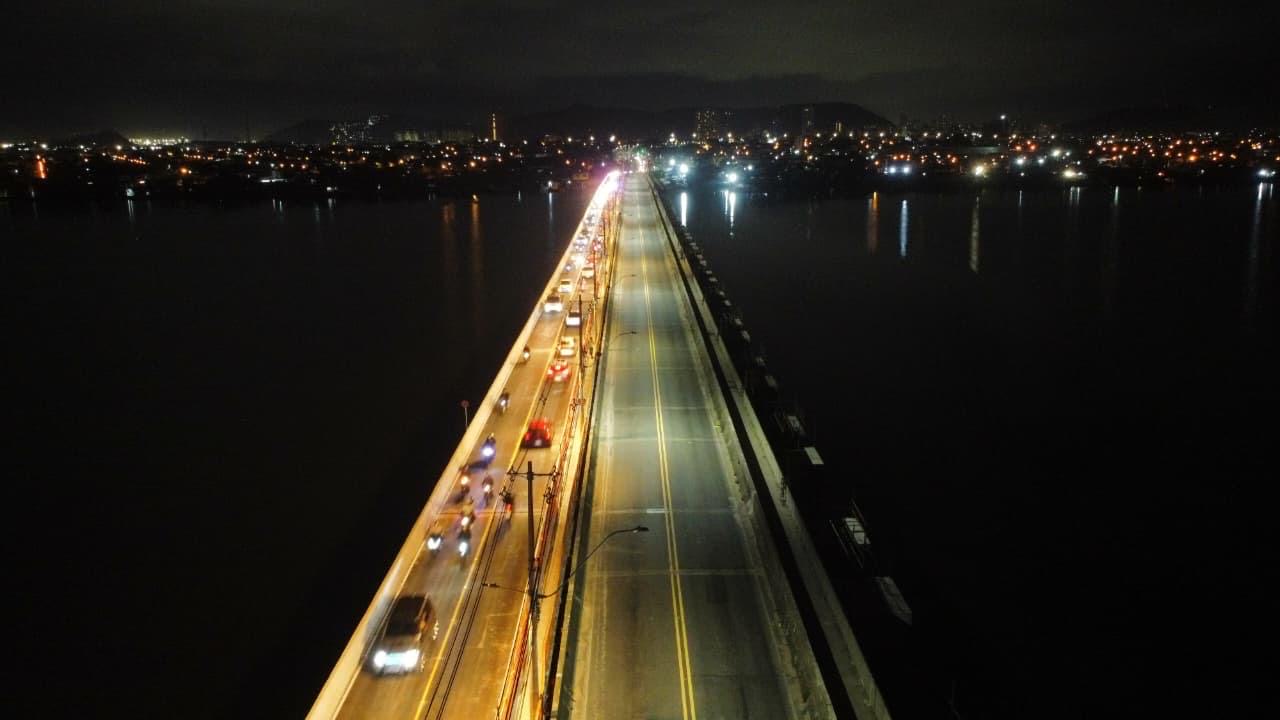 São Vicente inicia reta final da obra do VLT na Ponte dos Barreiros com segurança e trânsito organizado