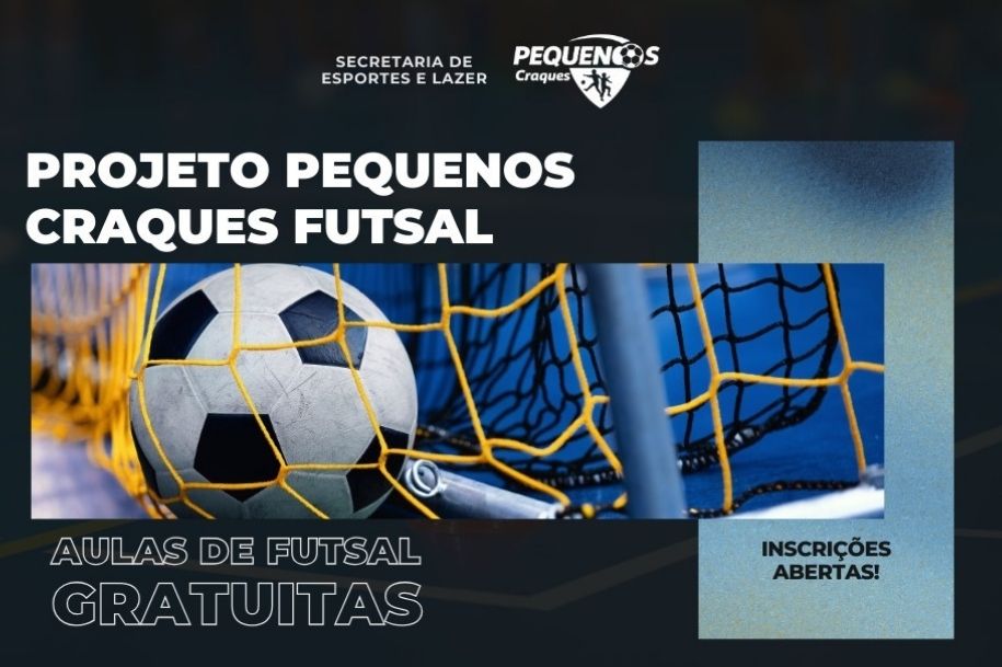 São Vicente lança Projeto Pequenos Craques Futsal com vagas abertas