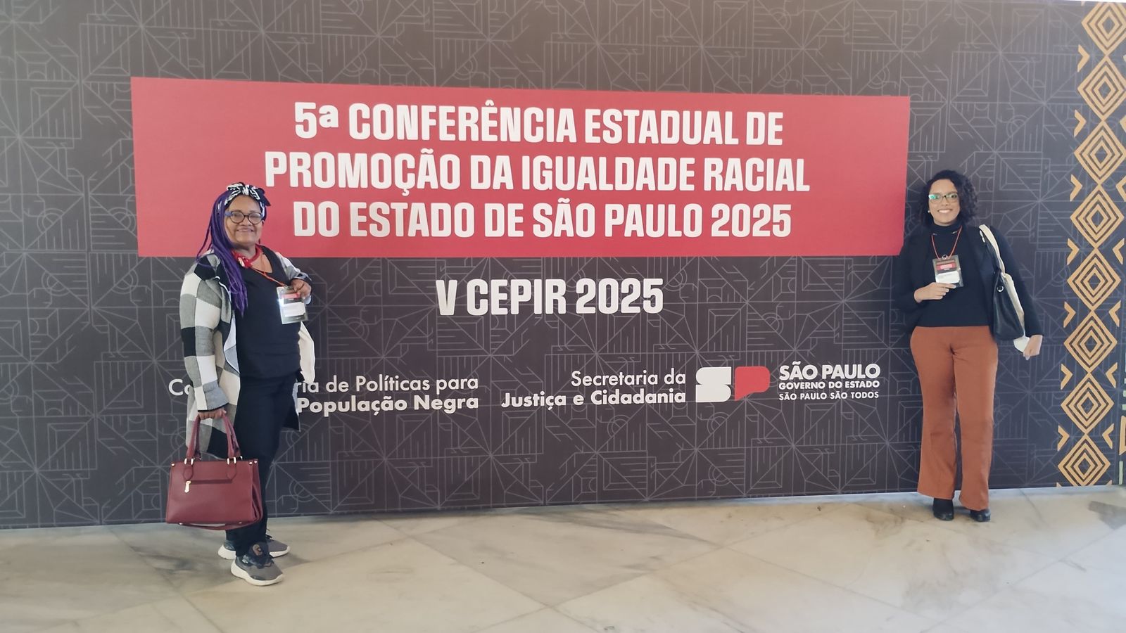 São Vicente marca presença na 5ª Conferência Estadual de Promoção da Igualdade Racial em São Paulo