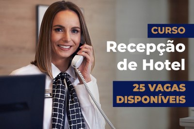 São Vicente oferece 25 vagas gratuitas para curso de Recepção de Hotel