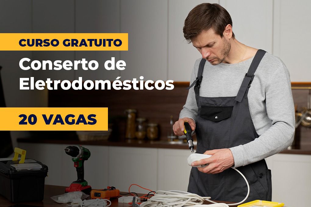 São Vicente oferece curso gratuito de Conserto de Eletrodomésticos