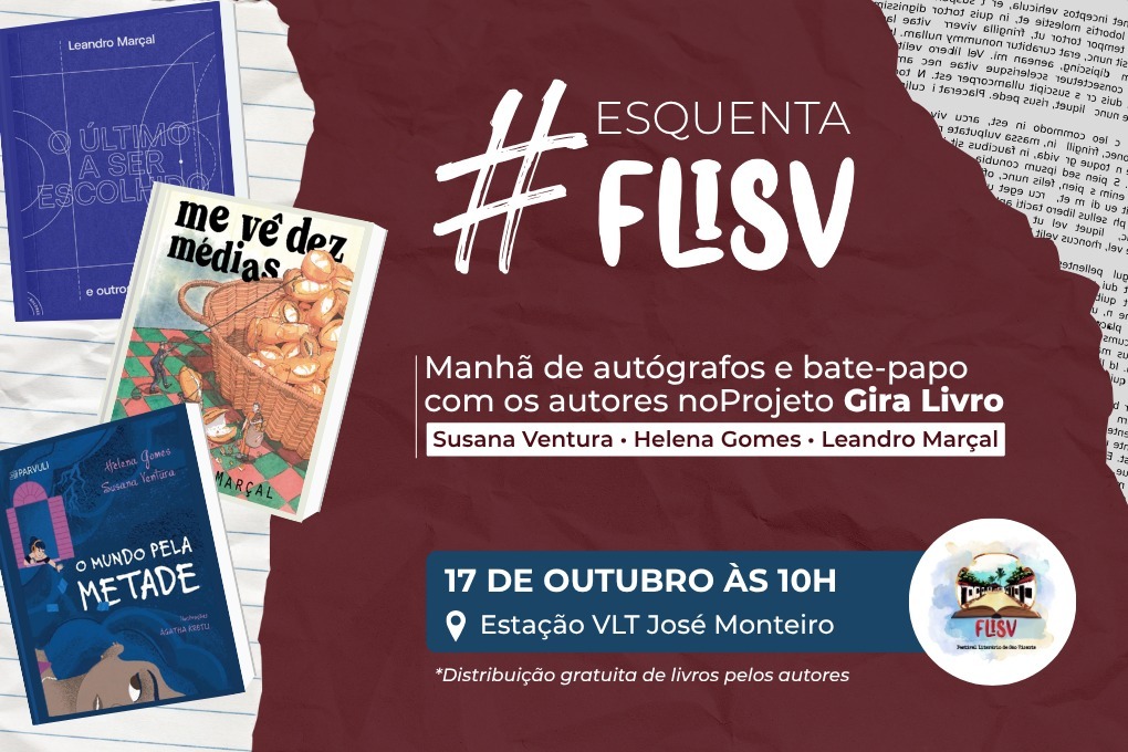 São Vicente promove sessão de autógrafos interativa com escritores da região