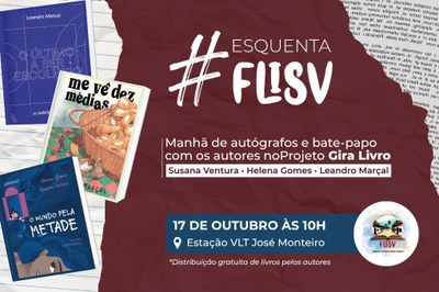 São Vicente promove sessão de autógrafos interativa com escritores da região