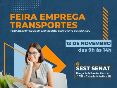 São Vicente realiza feirão de empregos com mais de 550 vagas disponíveis nesta quarta-feira (12)