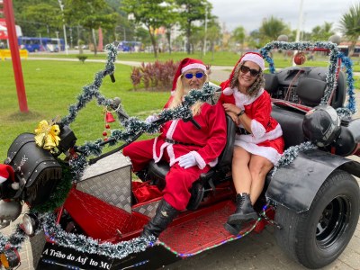 São Vicente recebe 10ª edição do Papai Noel Radical