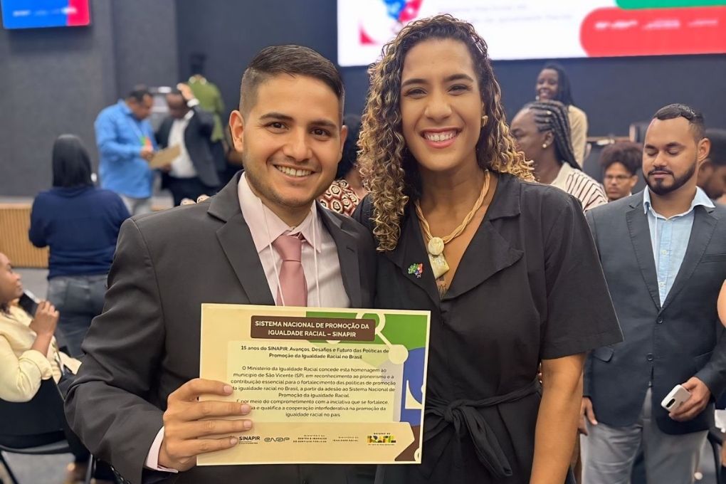 São Vicente recebe certificado nacional de igualdade racial