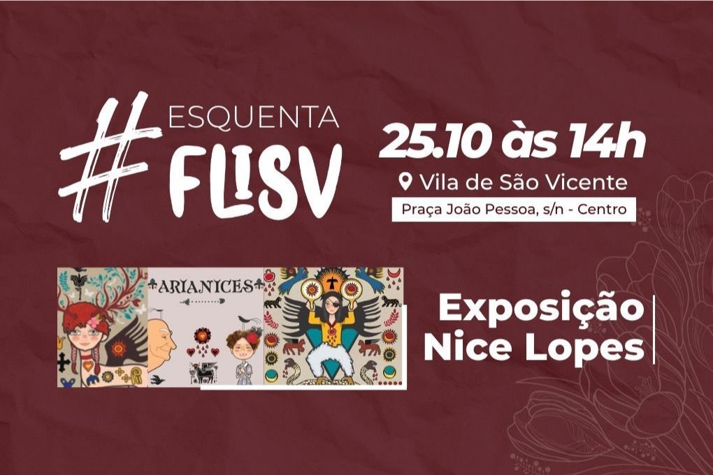 São Vicente recebe exposição gratuita sobre releitura das obras de Ariano Suassuna neste sábado (25)