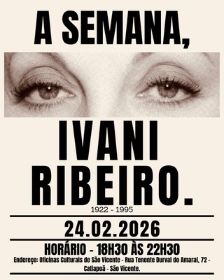 São Vicente recebe Semana Ivani Ribeiro em celebração aos 20 anos de “O Profeta”