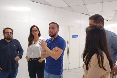 São Vicente recebe visita técnica do Hospital Einstein para aprimoramento da gestão em saúde