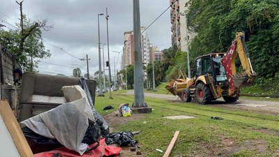 São Vicente reforça cuidado social e segurança em nova ação da "Operação Dignidade'