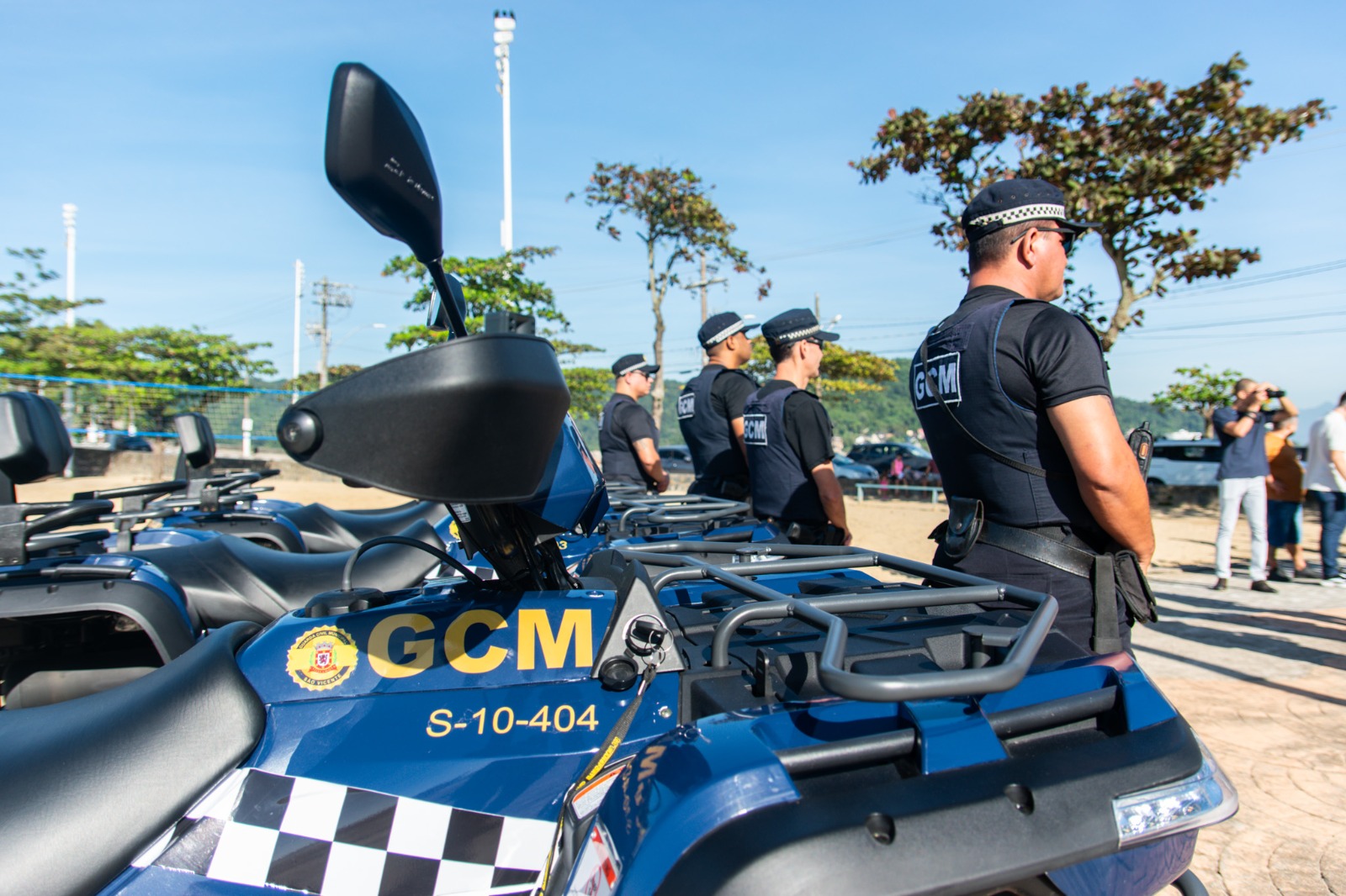 São Vicente reforça segurança nos blocos de Carnaval com apoio da Operação Verão