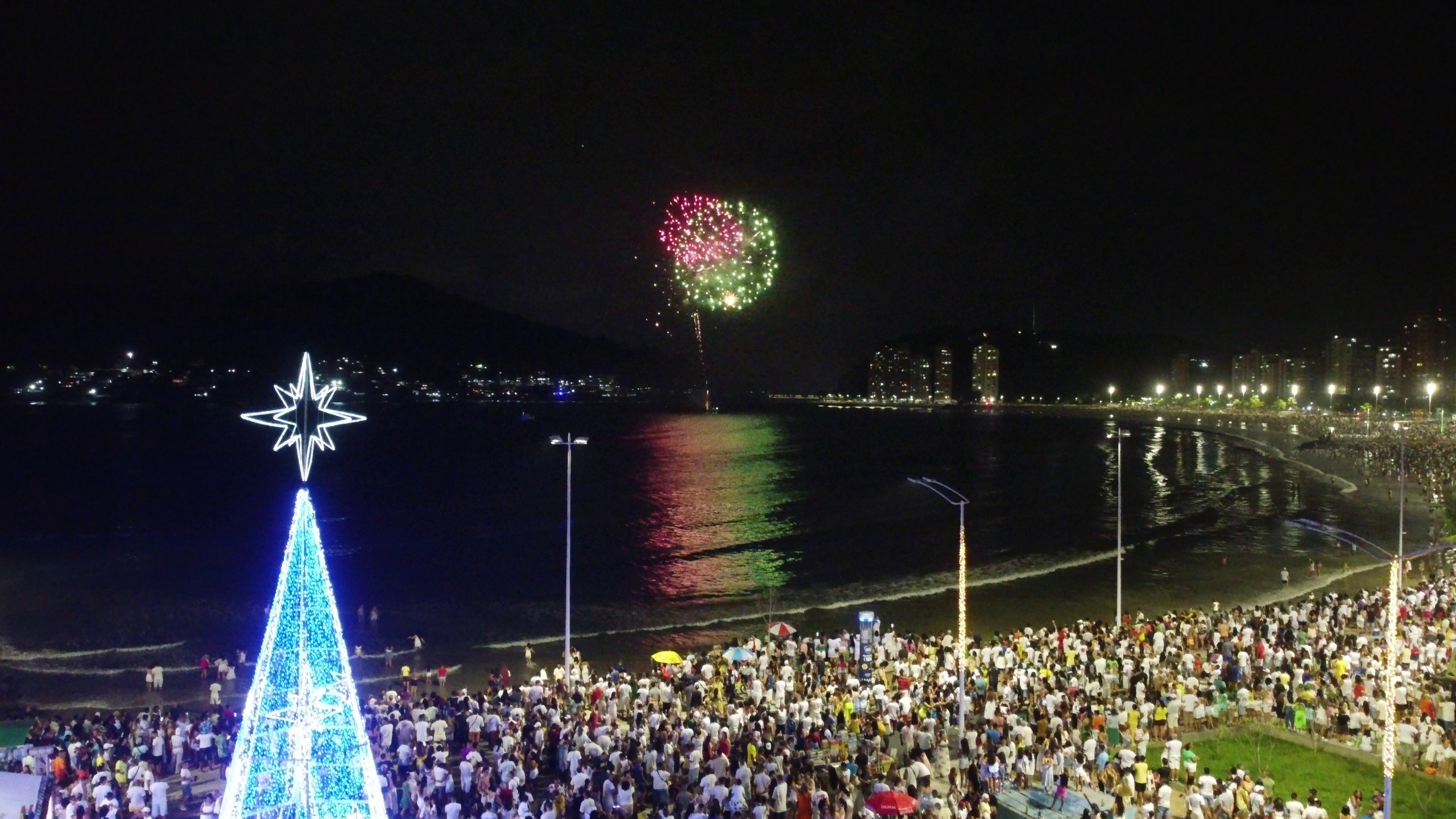 São Vicente terá queima de fogos silenciosa no Píer dos Apaixonados na virada de 2026