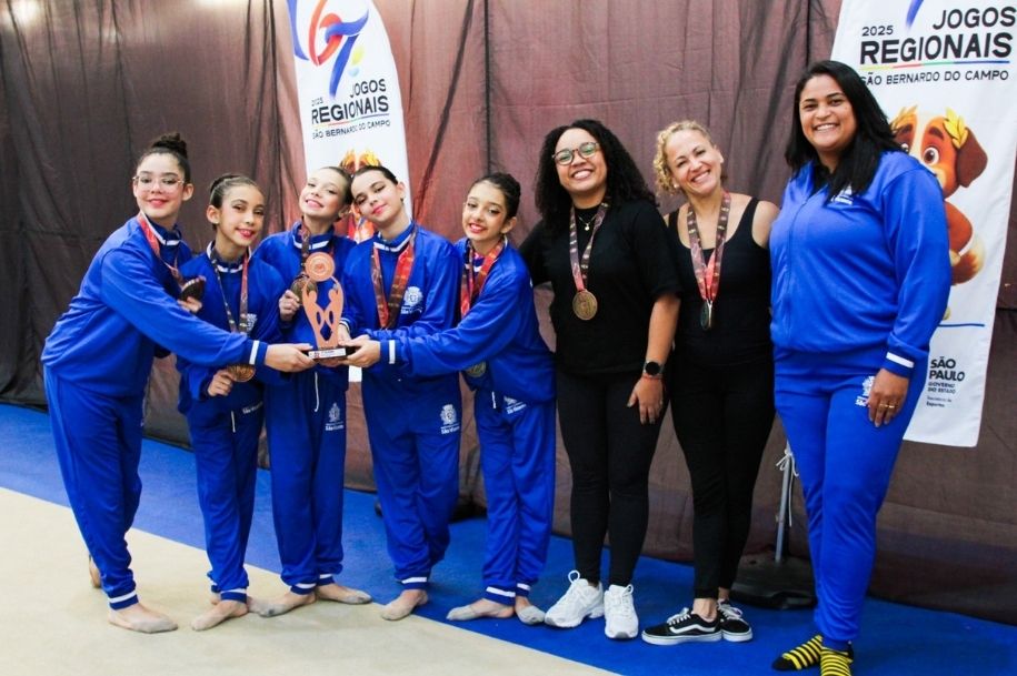 São Vicente volta para casa com cinco medalhas e um troféu nos Jogos Regionais