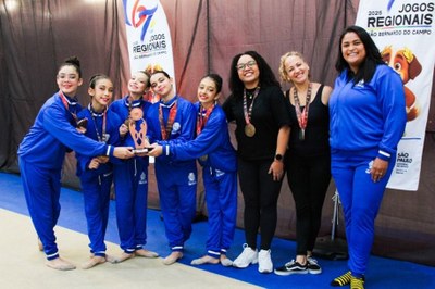 São Vicente volta para casa com cinco medalhas e um troféu nos Jogos Regionais