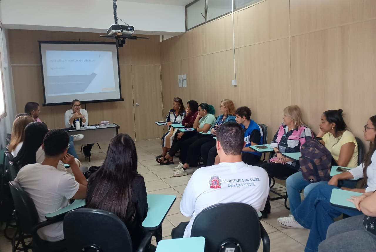 Secretaria da Saúde de São Vicente realiza integração com novos servidores